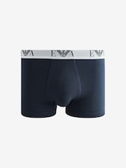 Emporio Armani Navy Boxers 3 Pack - Image 6 of 7