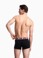 Emporio Armani Red/Black Boxers 2 Pack - Image 8 of 8