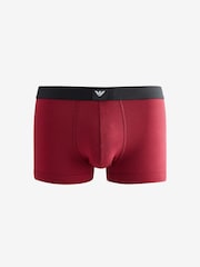 Emporio Armani Red/Black Boxers 3 Pack - Image 2 of 5