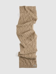 Levi's® Oatmeal Heather Backpatch Knitted Scarf - Image 2 of 4