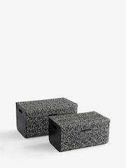 Grey Bronx Slim Storage Basket - Image 1 of 1
