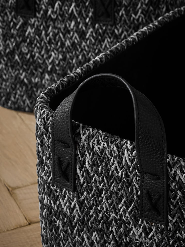 Grey Bronx Set of 2 Storage Basket - Image 3 of 3 Grey Bronx Set of 2 Storage Basket - Image 3 of 3