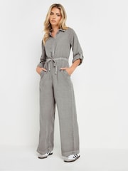 PixieGirl Petite Acid Wash Jumpsuit - Image 1 of 6