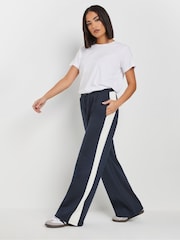 PixieGirl Petite Blue Side Stripe Joggers - Image 1 of 5