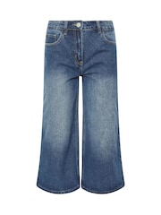 PixieGirl Petite Wide Leg Denim Cropped 100% Cotton Jeans - Imagen 5 de 5