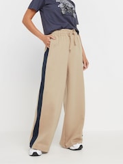 PixieGirl Petite Natural Side Stripe Joggers - Image 2 of 5