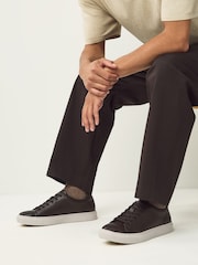 Brown Minimal Trainers - Image 1 of 6