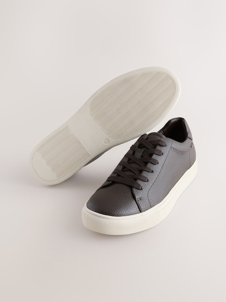 Brown Minimal Trainers - Image 6 of 6