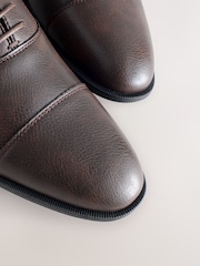 Brown Oxford Toe Cap Shoes - Image 4 of 6