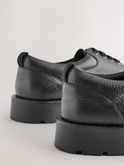 Black Apron Leather Shoes - Image 5 of 5