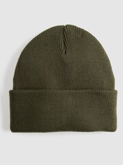 Levi's® Duffle Green Backpatch Beanie Knitted Hat - Image 2 of 5