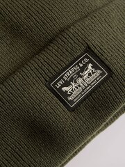 Levi's® Duffle Green Backpatch Beanie Knitted Hat - Image 3 of 5