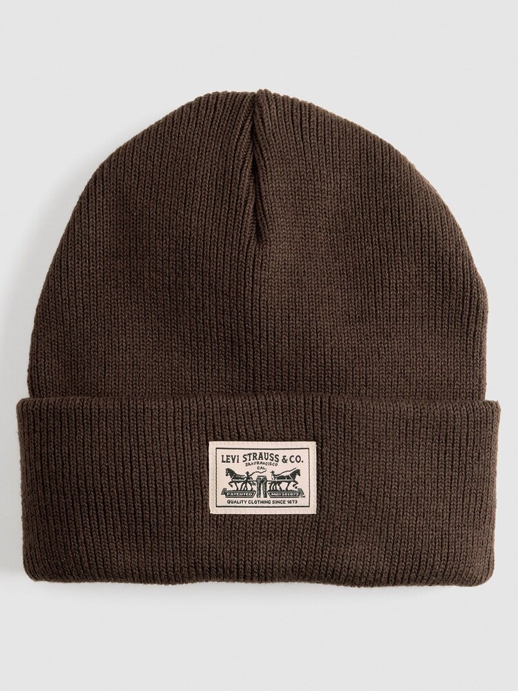 Levi's® Bracken Backpatch Beanie Knitted Hat - Image 1 of 4