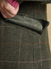 Joules Canterly Green Herringbone Tweed Hacking Jacket - Image 6 of 11
