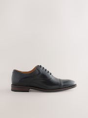 Black Oxford Toecap Shoes - Image 3 of 6