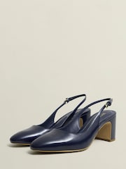 Hobbs Blue Lily Slingback Sandals - Image 2 of 3
