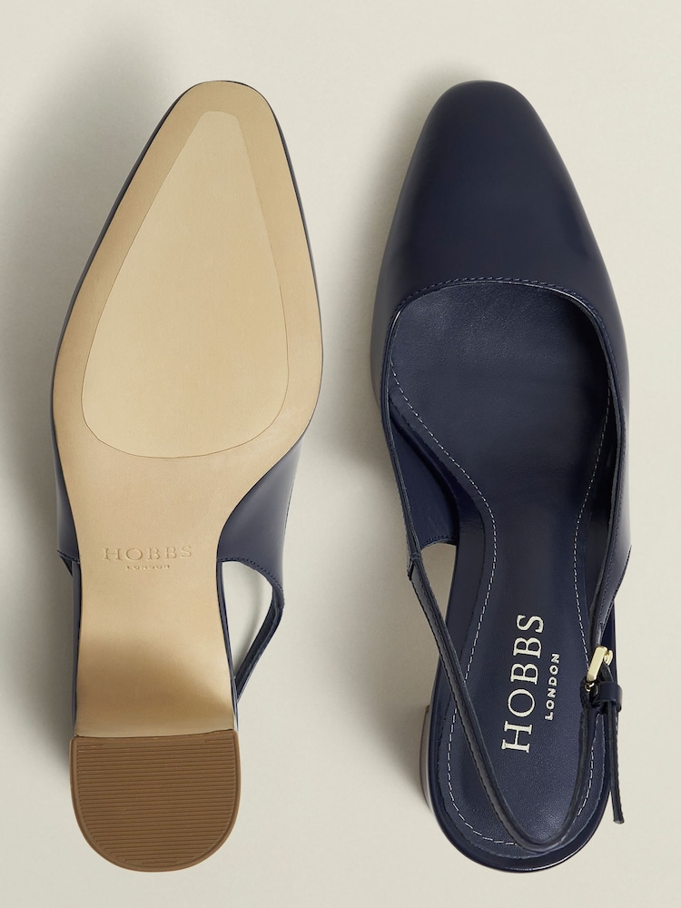 Hobbs Blue Lily Slingback Sandals - Image 3 of 3