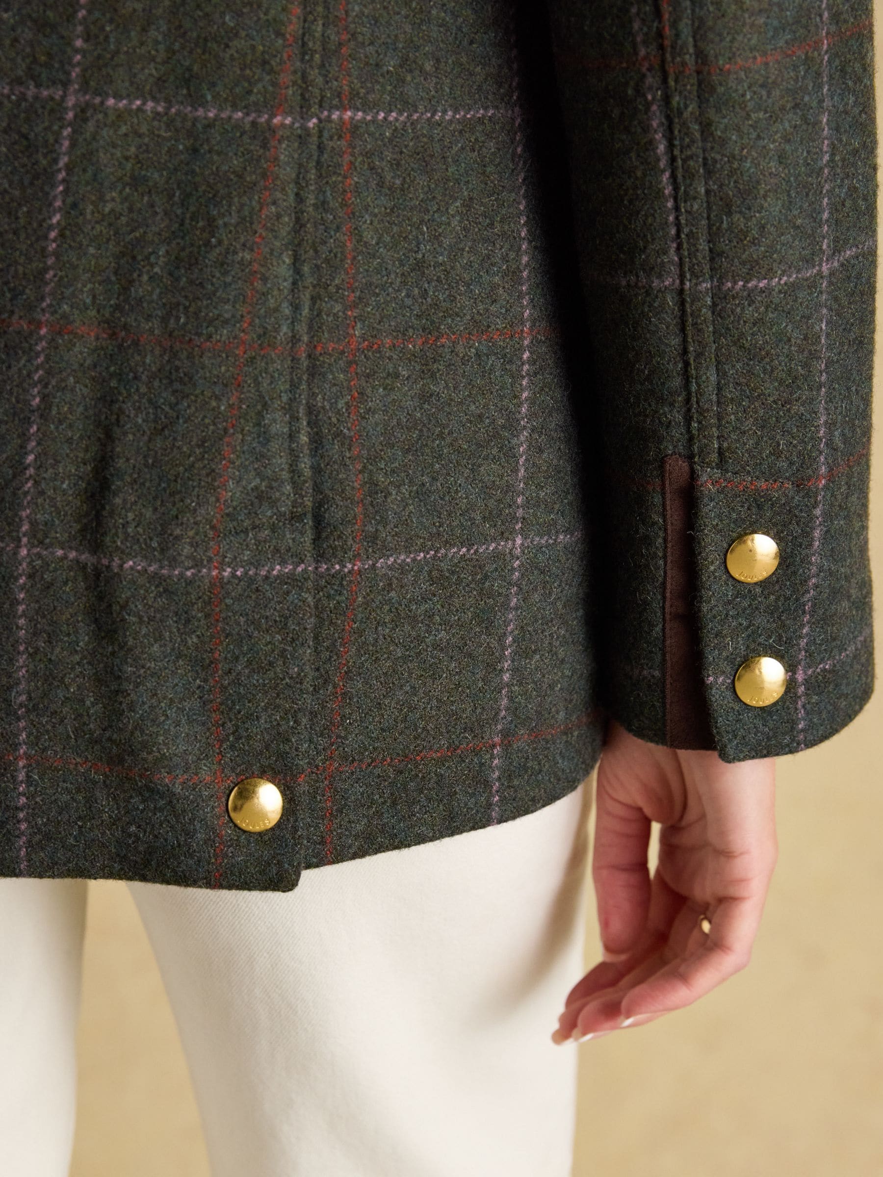 Buy Joules Classic Fieldcoat Green Tweed Coat from Next USA