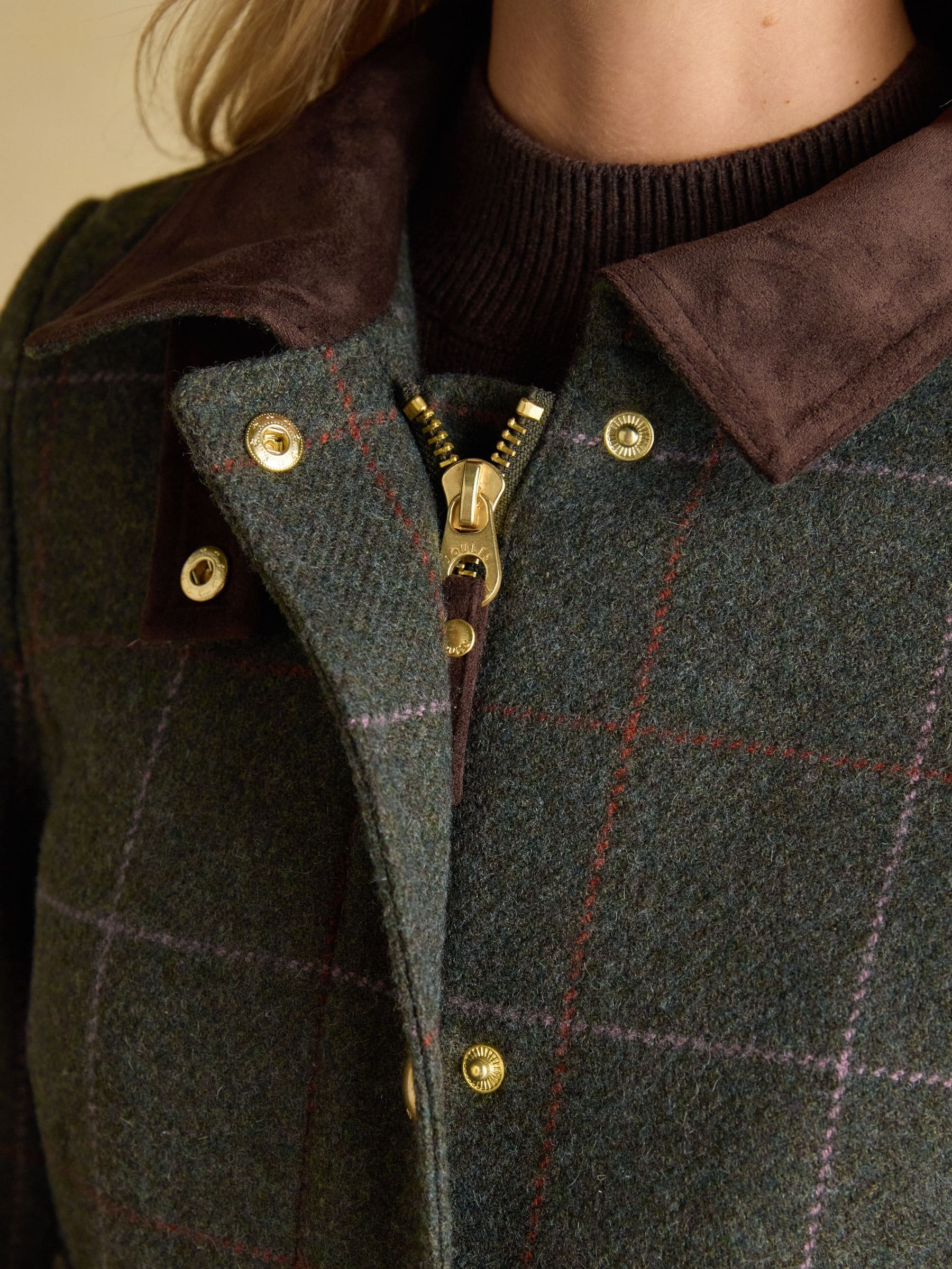 Buy Joules Classic Fieldcoat Green Tweed Coat from Next USA