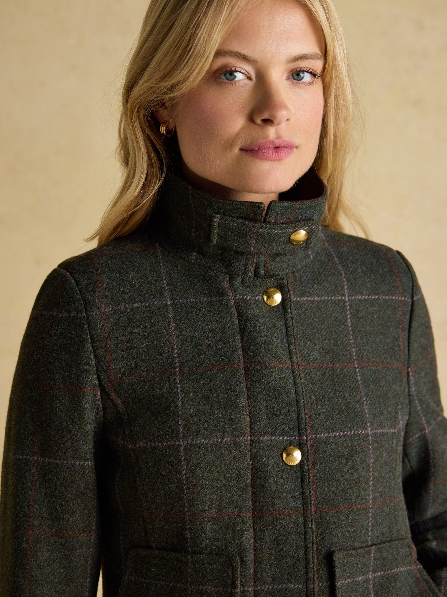 Buy Joules Classic Fieldcoat Green Tweed Coat from the Next UK