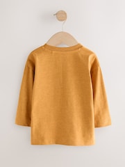 Ochre Yellow Outdoor Ranger Long Sleeve Graphic Print T-Shirt (3mths-7yrs) - Image 2 of 4