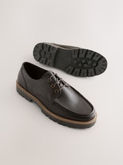 Brown Apron Leather Shoes - Image 4 of 5