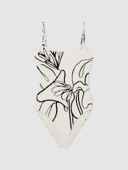 Reiss Imogen Reiss | NYBG – Badeanzug mit floralem Graffiti - Bild 2 von 5