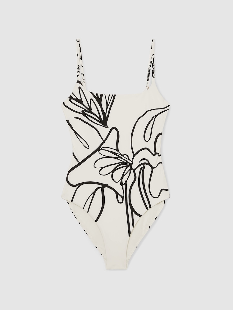 Reiss Imogen Reiss | NYBG – Badeanzug mit floralem Graffiti - Bild 2 von 5