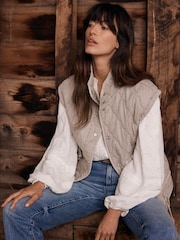 Mint Velvet стеганый жилет - Image 5 of 9