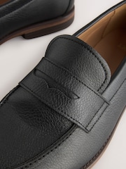 Black Standard Fit Saddle Loafers - Image 5 of 6