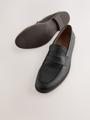Black Standard Fit Saddle Loafers - Image 6 of 6