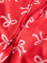 Red Bow Two Way Zip Baby Sleepsuits 3 Pack (0-2yrs) - Image 10 of 14
