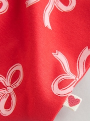 Red Bow Two Way Zip Baby Sleepsuits 3 Pack (0-2yrs) - Image 8 of 14