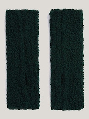 Jigsaw Green Boucle Gloves - Image 3 of 5