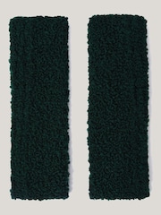 Jigsaw Green Boucle Gloves - Image 4 of 5