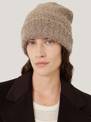 Jigsaw Natural Boucle Beanie - Image 1 of 4