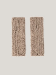 Jigsaw Natural Boucle Gloves - Image 3 of 5