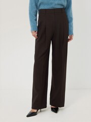 Jigsaw Brown Kemp Crosshatch Trousers - Image 1 of 7
