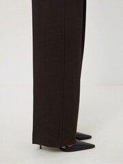 Jigsaw Brown Kemp Crosshatch Trousers - Image 4 of 7