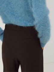 Jigsaw Brown Kemp Crosshatch Trousers - Image 6 of 7