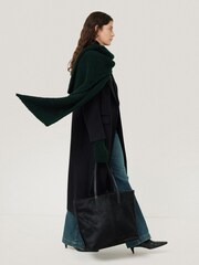 Jigsaw Green Boucle Scarf - Image 1 of 4