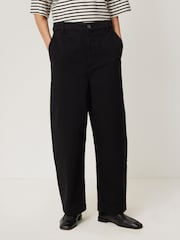 Jigsaw Black Kensington Barrel Leg Jeans - Image 1 of 7