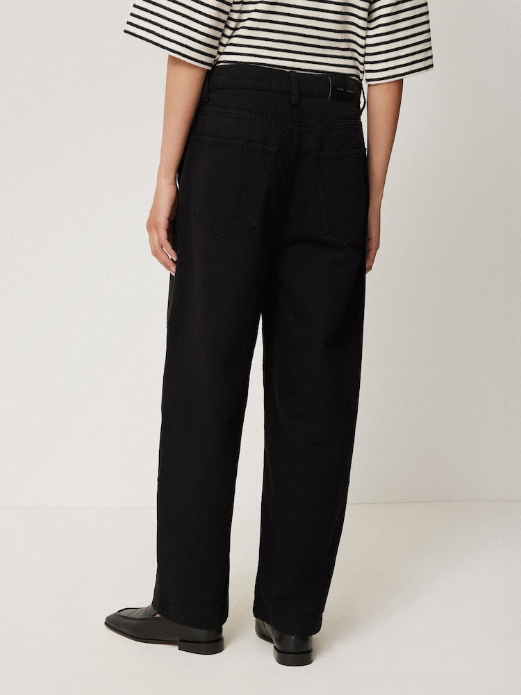 Jigsaw Black Kensington Barrel Leg Jeans - Image 2 of 7