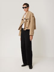 Jigsaw Black Kensington Barrel Leg Jeans - Image 4 of 7