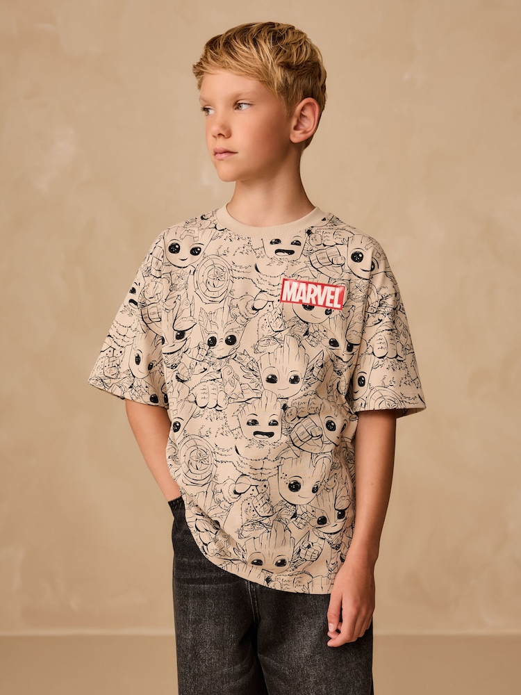 Stone Guardians Of The Galaxy Groot T-Shirt (3-16yrs) - Image 2 of 3