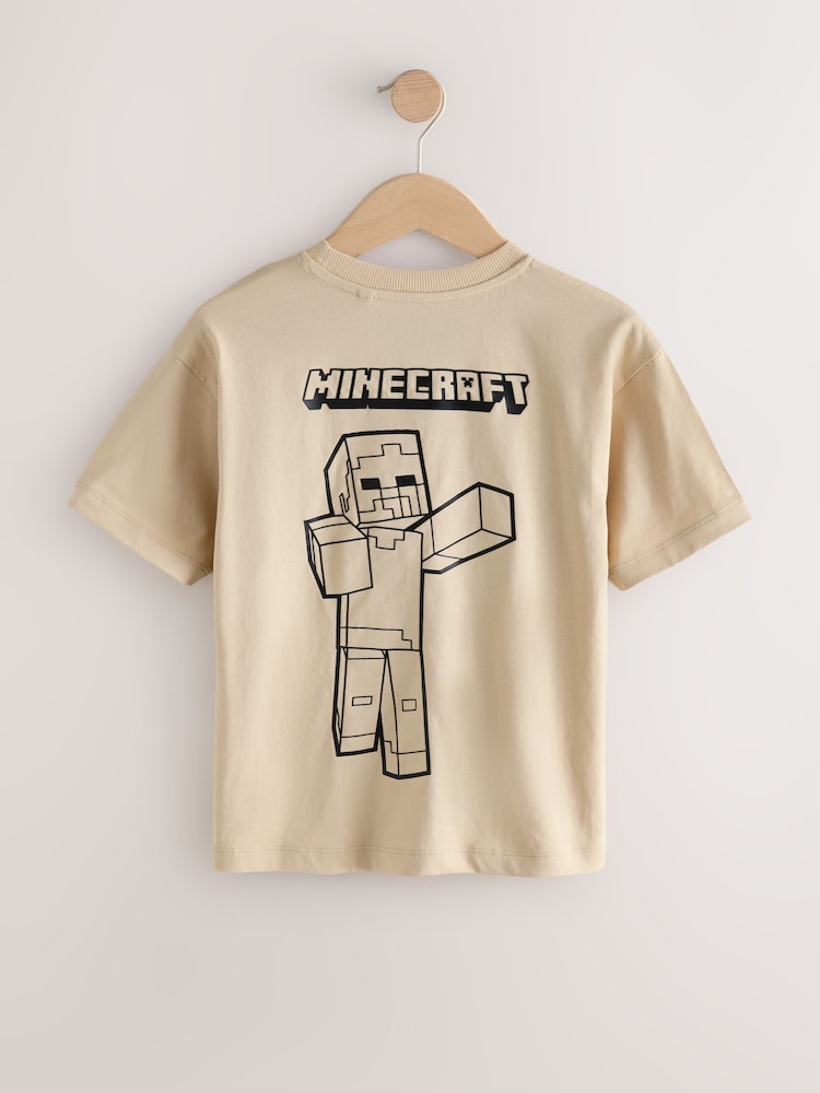 Stone Licensed Minecraft T-Shirt (3-16yrs) - Image 2 of 4