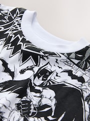 Black All-Over Print Batman Short Sleeve T-Shirt (3-16yrs) - Image 3 of 4