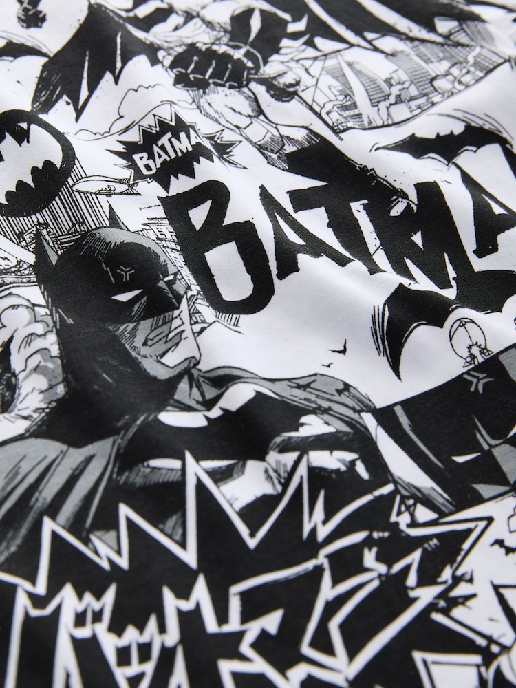 Black All-Over Print Batman Short Sleeve T-Shirt (3-16yrs) - Image 4 of 4