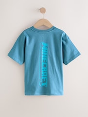 Темно-синий - Minecraft Sequin T-Shirt (3-16yrs) - Image 3 of 5