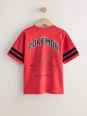 Red Pokémon License Short Sleeve T-Shirt (3-16yrs) - Image 2 of 4